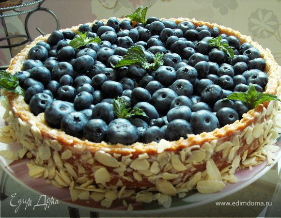 Нежнейший пирог "Голубика со сливками" для Софьи79