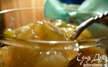 Рецепт Джем из кабачков с изюмом, лимоном и имбирем