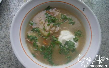 Рецепт Суп из белых грибов