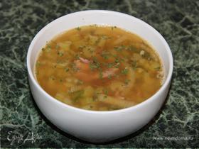 Гороховый суп с сельдереем и тмином