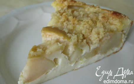 Рецепт Яблочный пирог с карамельной крошкой
