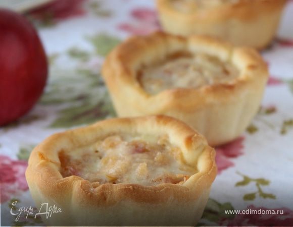Мини-пирожки с яблоками