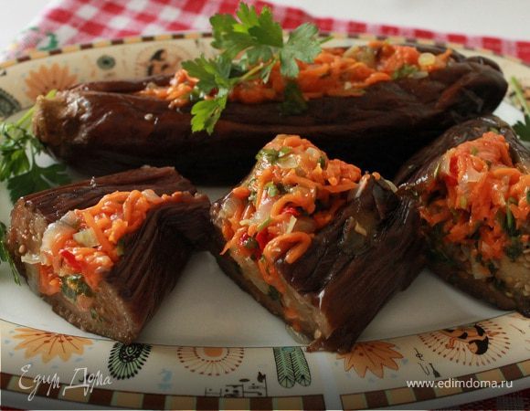Соленые баклажаны, фаршированные овощами, пошаговый рецепт с фото на ккал