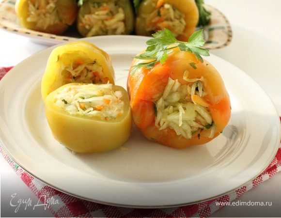 Фаршированные перцы – простые и вкусные рецепты овощей на зиму