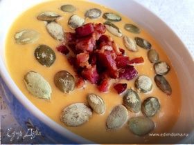 Сливочный тыквенно-имбирный суп
