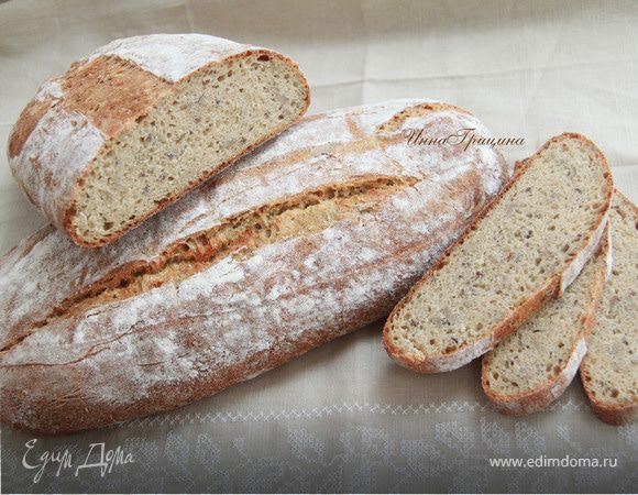 Мультизлаковый хлеб с семечками от Ришара Бертине