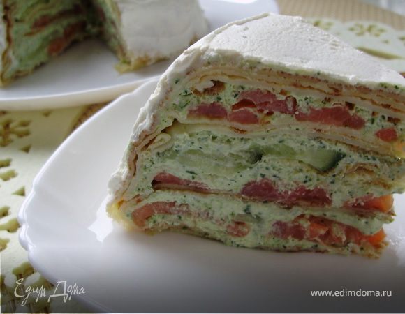 Блинный торт: рецепт с фото от Шефмаркет