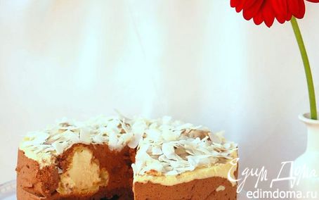 Рецепт Шоколадно-ванильный торт "Исполнение желаний"