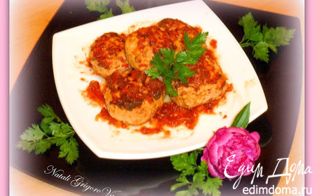 Рецепт Нежные тефтельки из мяса индейки