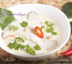 Настоящий тайский суп "Том Ка Гай" (Tom Kha Gai)