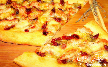 Рецепт Пицца " Вечер в Тоскане"