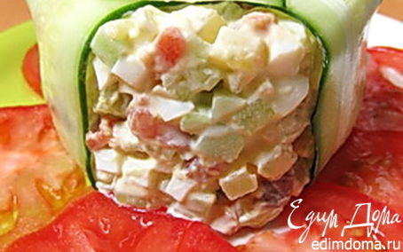 Рецепт Салат "Норвежский подарок"