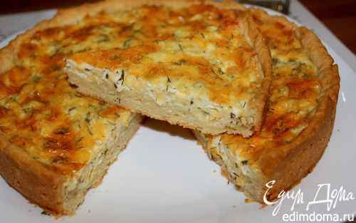Рецепт Пирог с сыром и творогом