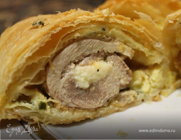 Куриное филе в слоеном тесте рецепт – Французская кухня: Закуски. «Еда»
