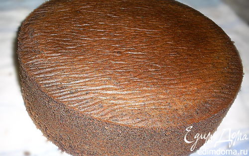 Рецепт Изумительный шоколадный бисквит