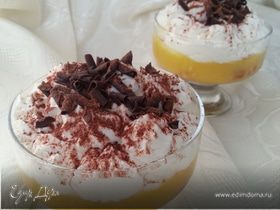 Десерт "Апельсиновый тирамису" + рецепт домашнего маскарпоне