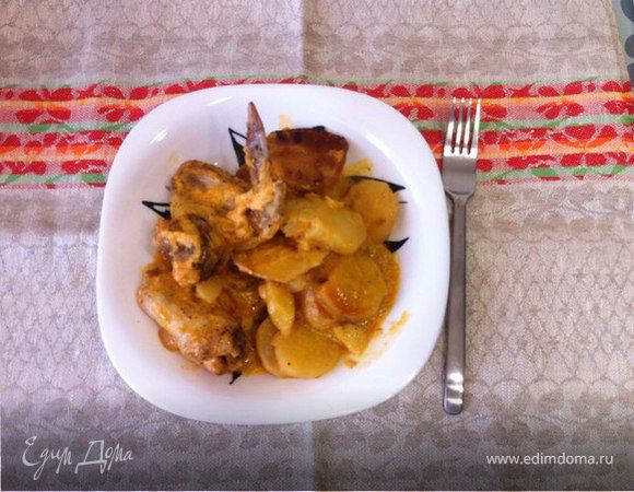 мясо курицы с картошкой в мультиварке рецепты | Дзен