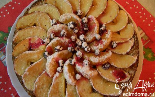 Рецепт Пирог с яблоками и клюквой