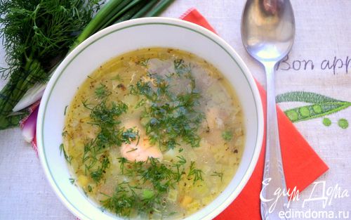 Рецепт Суп из рыбы с рисом