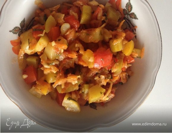Тушеные кабачки с помидорами в сметане — рецепт с фото | Рецепт | Еда, Кулинария, Идеи для блюд
