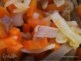 Салат с говядиной и морковью "Ом-ном-ном"