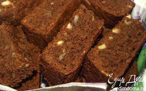 Рецепт Шоколадный кекс с миндалем и орехами пекан
