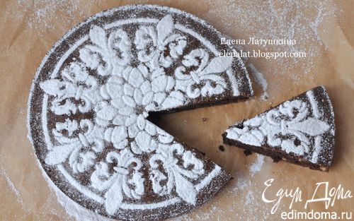 Рецепт Черемуховый пирог с миндалем и грецкими орехами