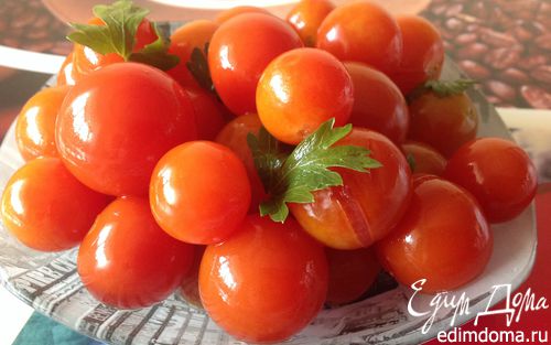 Рецепт "Быстрые" малосольные помидоры