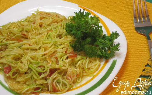 Рецепт Спагетти из кабачков