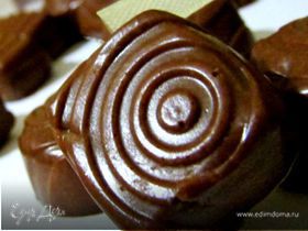 Шоколадно-желейные конфетки