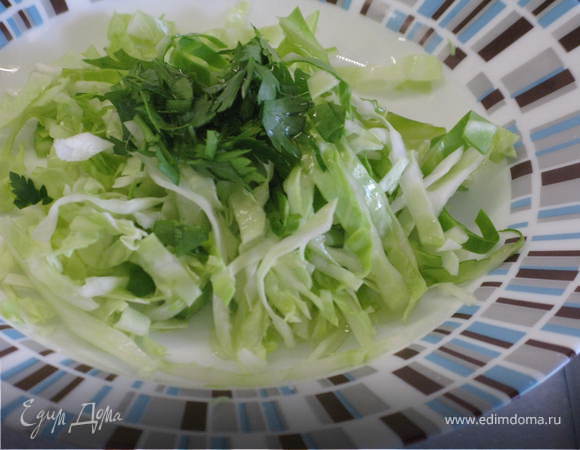 Летний салат из капусты