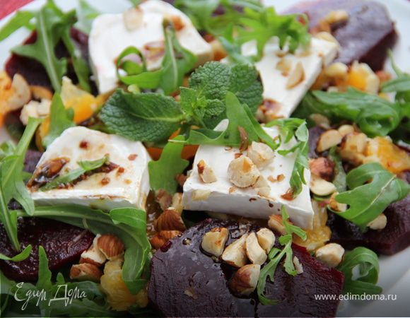 Салат из свеклы, сыра и чеснока - пошаговый рецепт с фото
