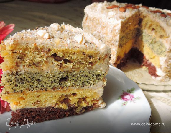Классический рецепт торта Дамский каприз
