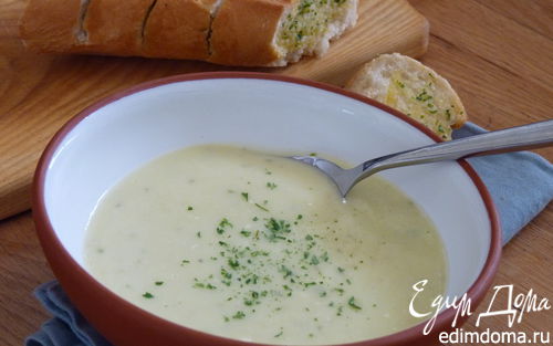 Рецепт Крем-суп из лука-порея и картофеля