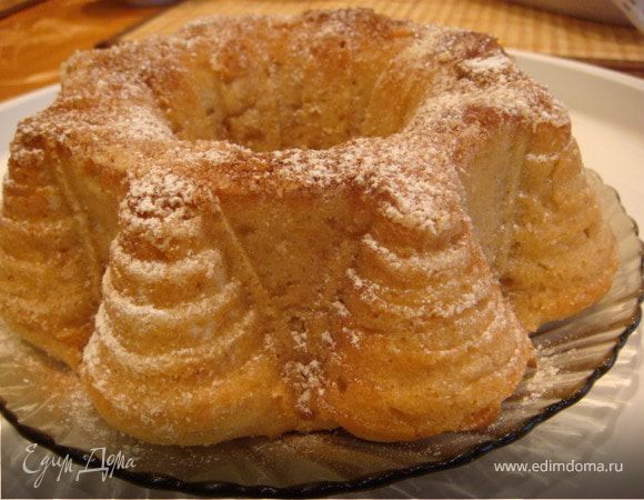 Кекс с яблочным пюре и орехами: рецепт пошаговый с фото| Меню недели