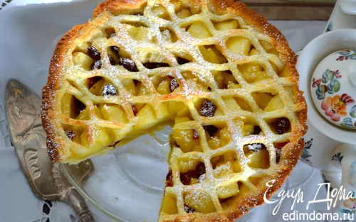 Рецепт Яблочный пирог с "изюминкой"