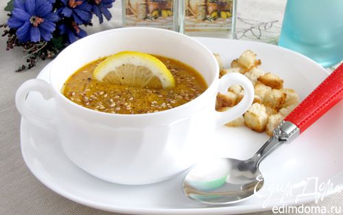 Рецепт Морковный суп с белой фасолью