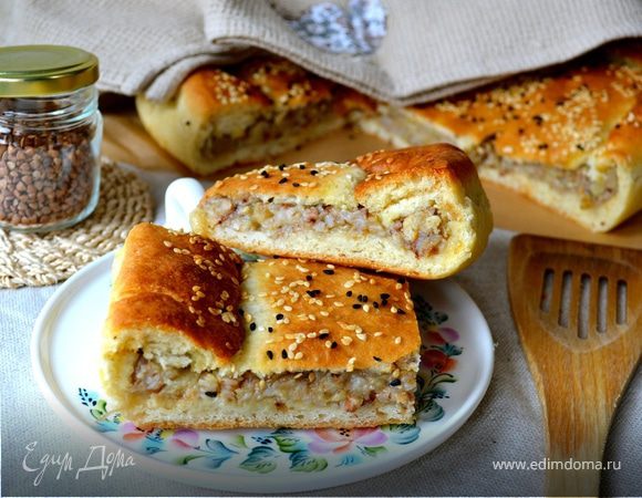Пирог с гречкой: рецепт приготовления и полезные свойства