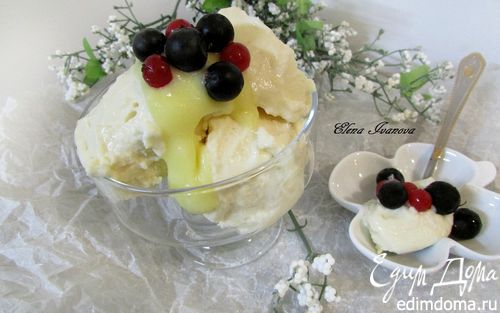Рецепт Фасолевое мороженое со вкусом лимона