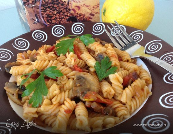 Макароны с томатной пастой — рецепт с фото пошагово