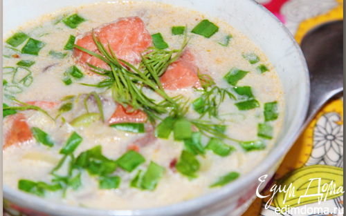 Рецепт Легкий луково-рыбный суп