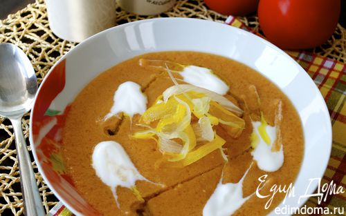 Рецепт Холодный томатный суп-пюре