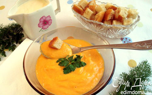 Рецепт Овощной крем-суп из имбиря