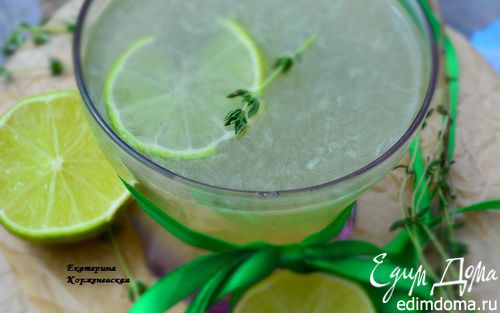 Рецепт Лимонад с тимьяном и лаймом