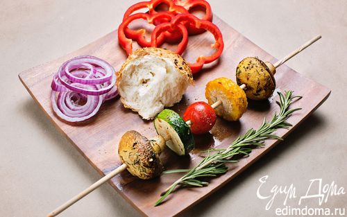 Рецепт Рецепт шашлыка из овощей или замашка на вегетарианскую кухню