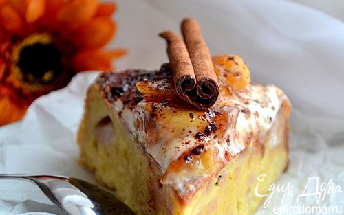 Рецепт Банановый торт с ромовой карамелью и кленовым кремом