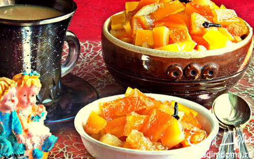 Рецепт Варенье из апельсиновых корочек с имбирём