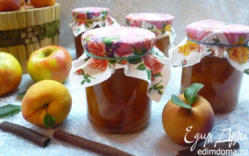 Рецепт Ароматное яблочно-персиковое варенье