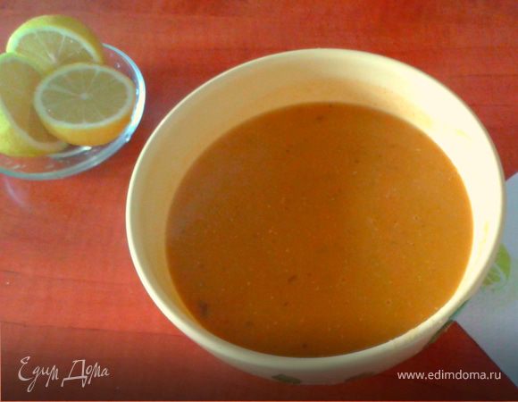Турецкий суп-пюре из красной чечевицы - рецепт с фото пошагово