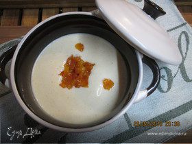 Смузи-суп из фасоли с курагой